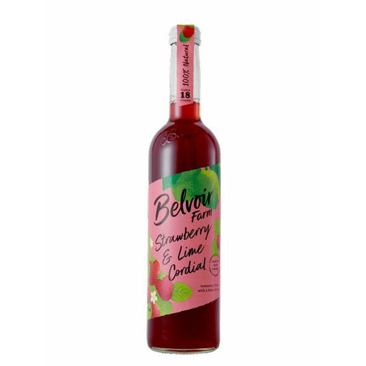 BELVOIR CORDIAL Strawberry & Lime Cordial          Size - 6x500ml