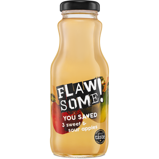 FLAWSOME Sweet & Sour Apple Juice 250ml
