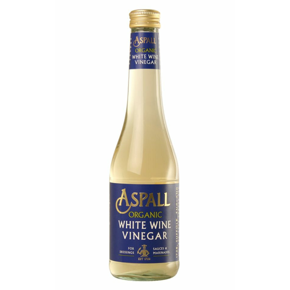 ASPALL VINEGAR Organic White Wine Vinegar         Size - 6x350ml