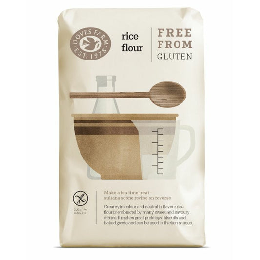 DOVES GLUTEN FREE Rice Flour Gluten Free             Size - 5x1.0 Kg