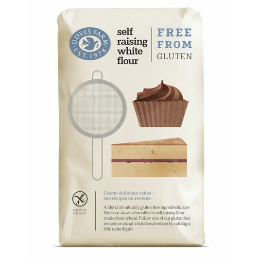 DOVES GLUTEN FREE Gluten Free Self Raising White Flo Size - 5x1.0 Kg
