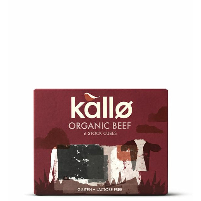 KALLO Organic Beef Stock Cubes           Size - 15x66g