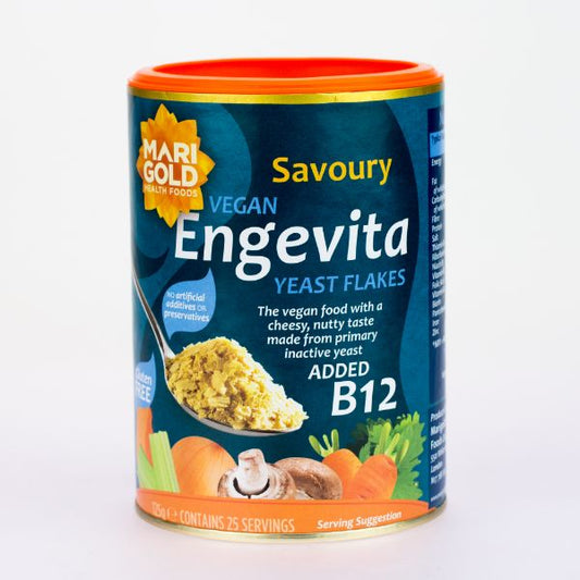 MARIGOLD Engevita Yeast Flakes With B12     Size - 6x125g
