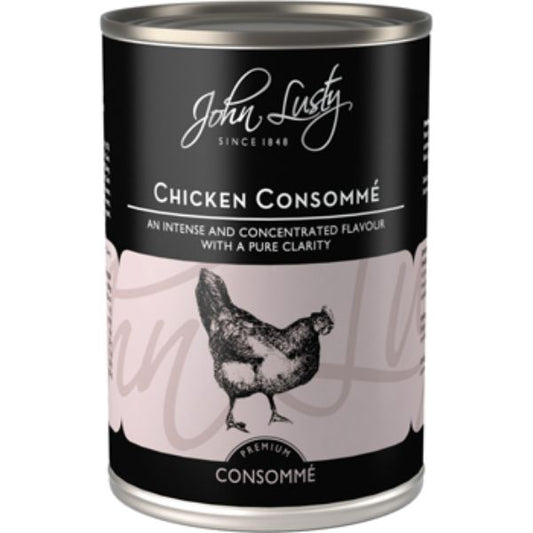 JOHN LUSTY Chicken ConsommÃ©                   Size - 12x392g