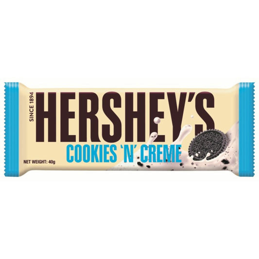 HERSHEYS Cookies â€˜n' CrÃ¨me                  Size - 36x43g