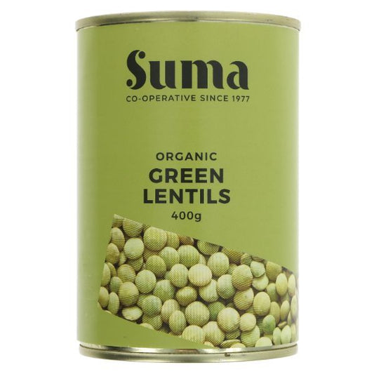 SUMA Organic Green Lentils              Size - 12x400g