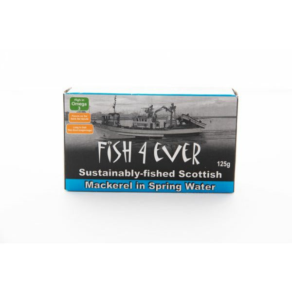 FISH 4 EVER Mackerel In Spring Water           Size - 10x113g