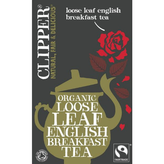 CLIPPER Org English Breakfast Loose        Size - 6x125g