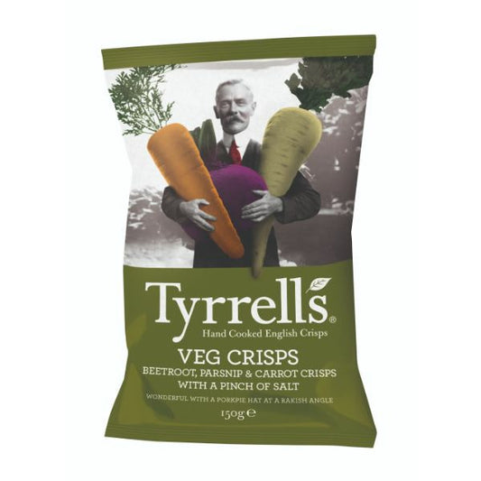 TYRRELLS CRISPS Mixed Root Chips                   Size - 12x125g