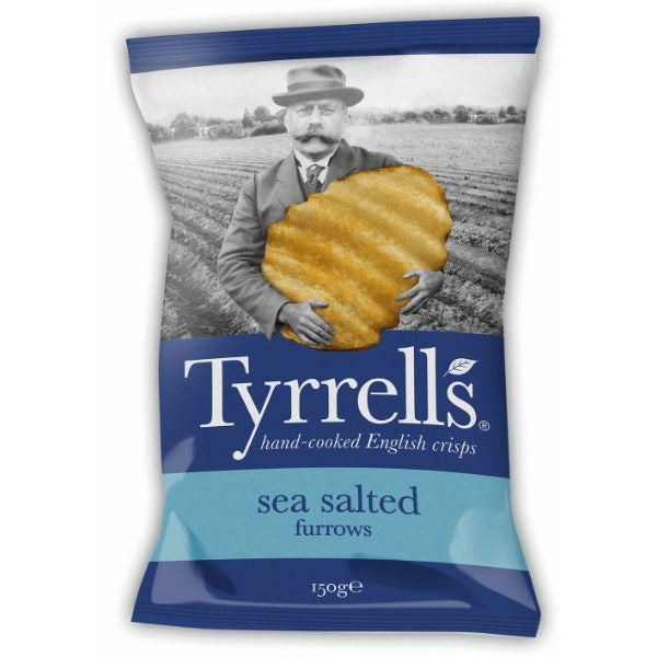 TYRRELLS FURROWS Sea Salted Furrow                  Size - 8x150g
