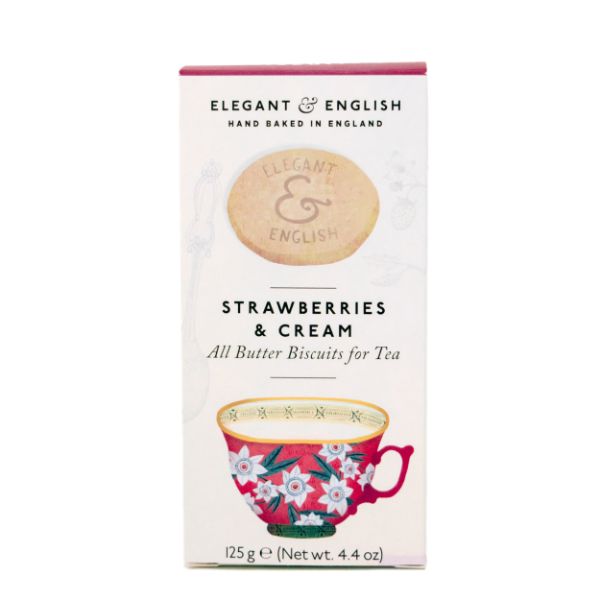 ARTISAN BISCUITS Strawberries & Cream Biscuits      Size - 6x125g