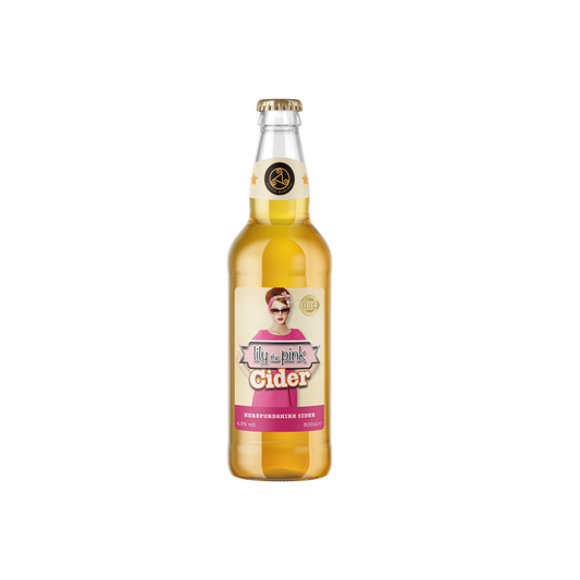 CELTIC MARCHES Lilly Pink Medium Cider 4.5%       Size - 12x500ml