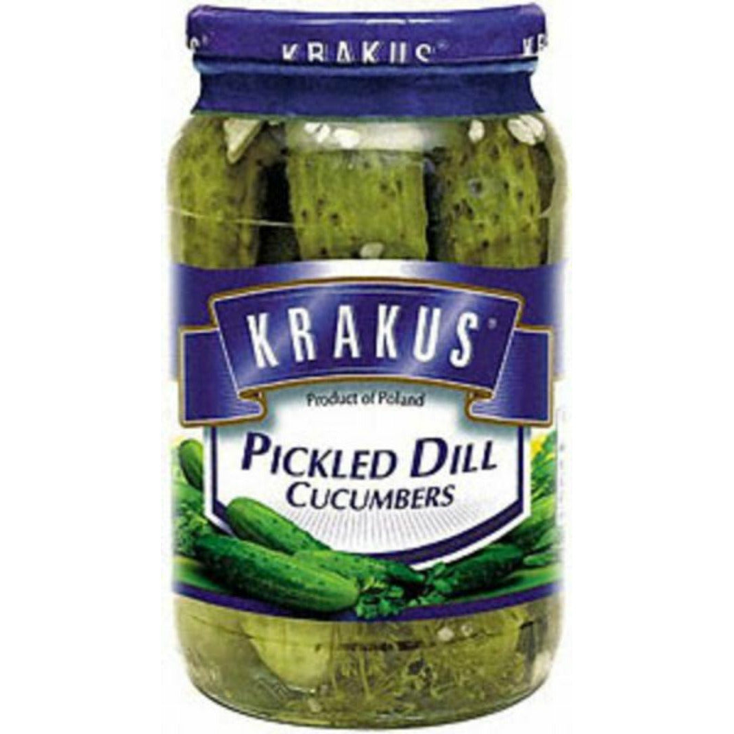 KRAKUS Pickled Dill Cucumber              Size - 12x670g