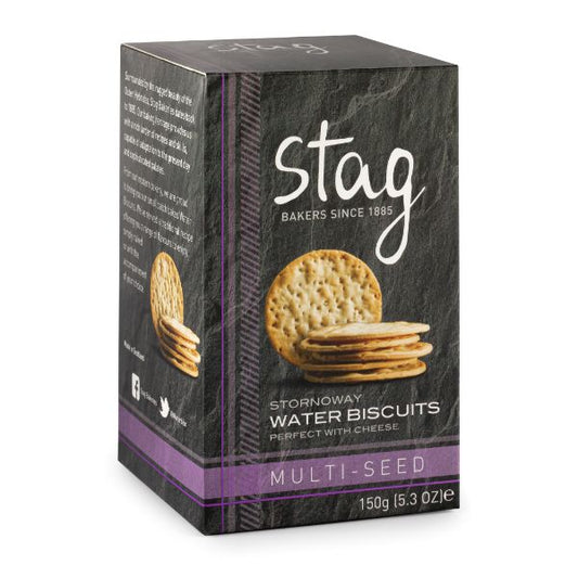 STAG Multi Seed Water Biscuits                          Size - 12x150g