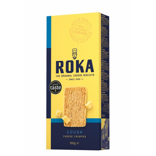 ROKA Gouda Cheese Crispies              Size - 16x100g