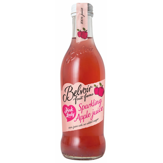 BELVOIR PRESSE Sparkling Pink Lady Apple Juice    Size - 12x250ml