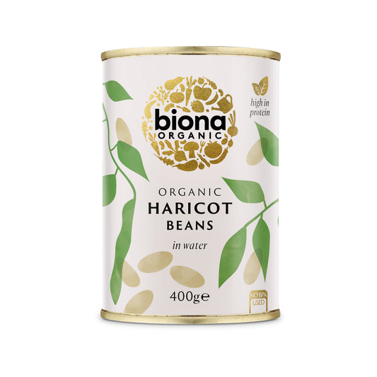 BIONA Organic Haricot Beans              Size - 6x400g