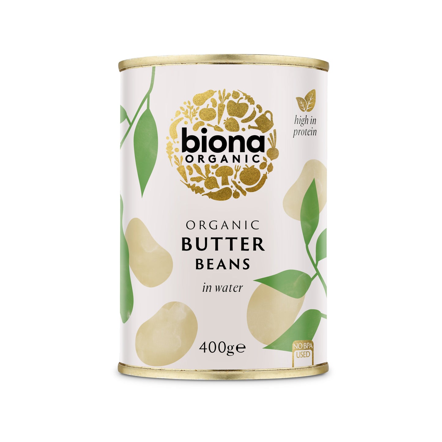 BIONA Organic Butter Beans               Size - 6x400g