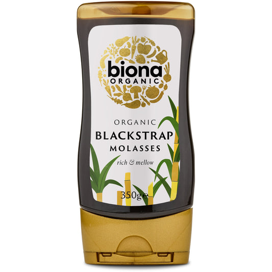 BIONA Blackstrap Molasses - Squeezy Organic      Size  6x350g
