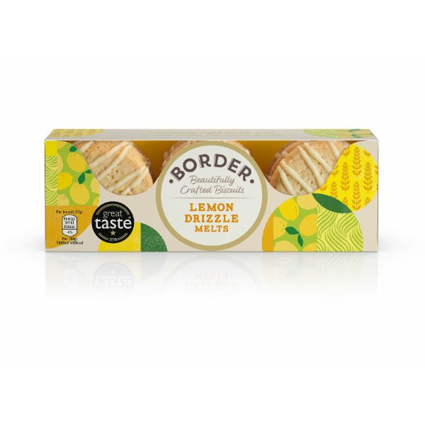 BORDER CLASSICS Lemon Drizzle Melts                Size - 12x150g