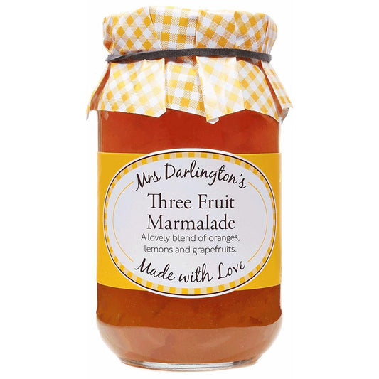 MRS DARLINGTONS MARMALAD Three Fruits Marmalade             Size - 6x340g