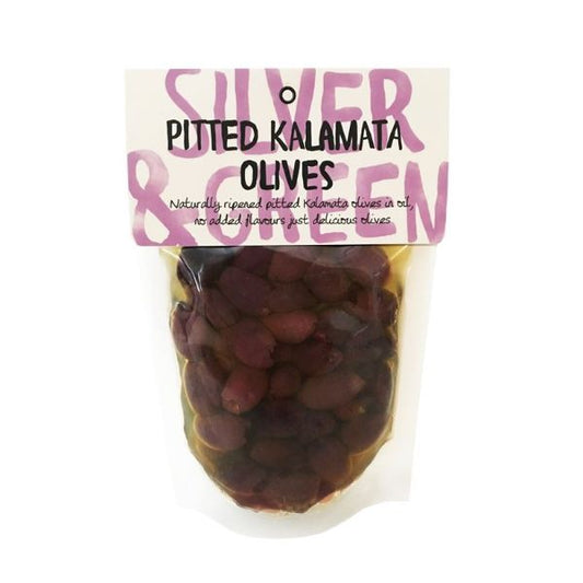 SILVER & GREEN Pitted Kalamata Olives             Size - 6x220g