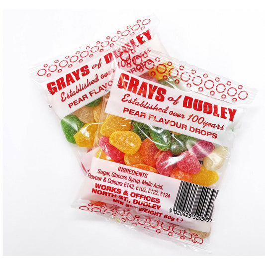 GRAYS HERBAL Pear Drops                         Size - 30x60g