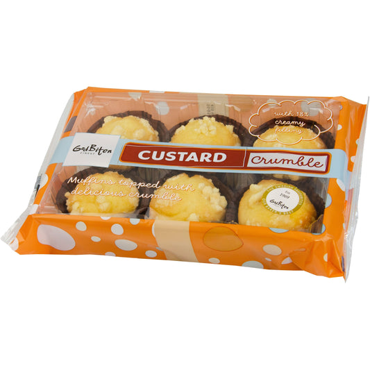 CABICO custard crumble muffins                 8x270g