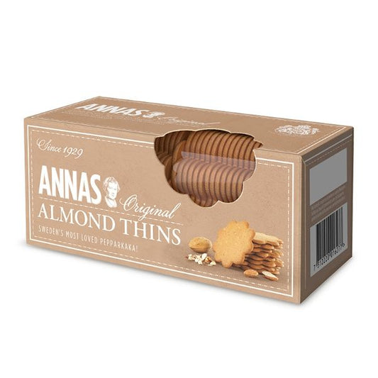 ANNAS THINS Almond Thins                       Size - 12x150g
