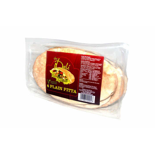 DELI CONTINENTAL Plain Pitta Bread                  Size - 8x6's