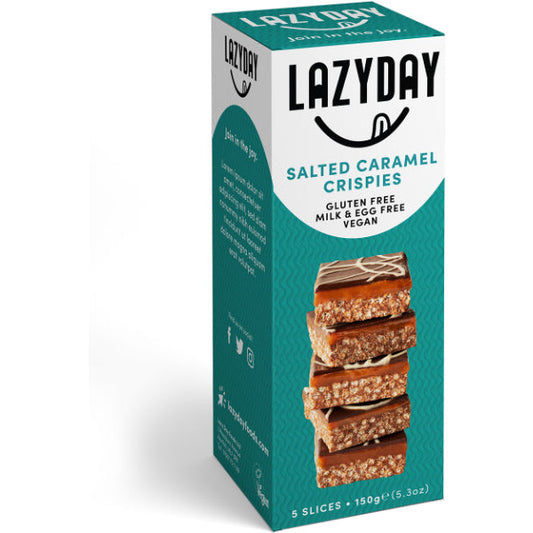 LAZYDAYS Salted Caramel Crispie     Size  8x150g