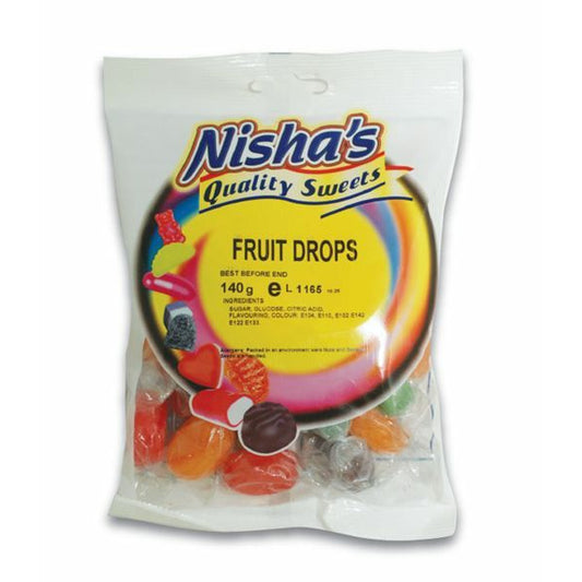 NISHA SWEETS Fruit Drops                        Size - 12x140g