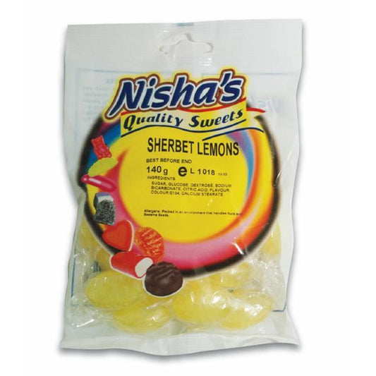 NISHA SWEETS Sherbet Lemons                     Size - 12x140g
