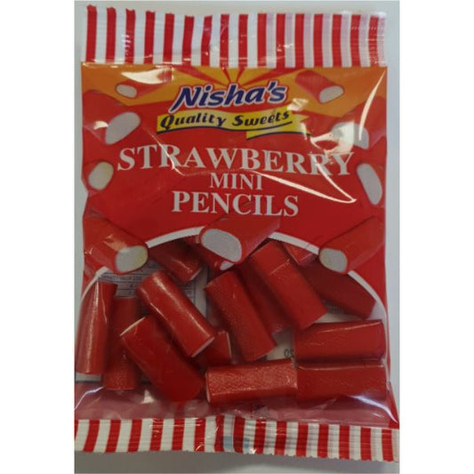 NISHA SWEETS Strawberry Pencils                 Size - 12x140g