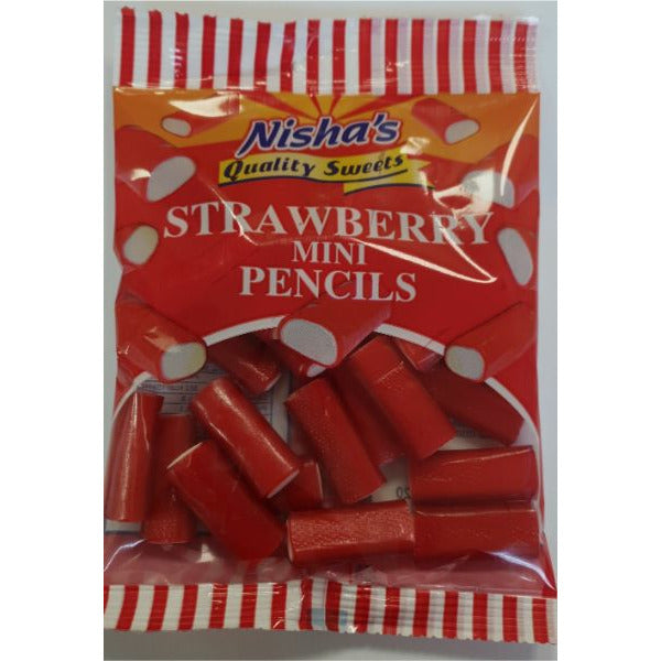 NISHA SWEETS Strawberry Pencils                 Size - 12x140g