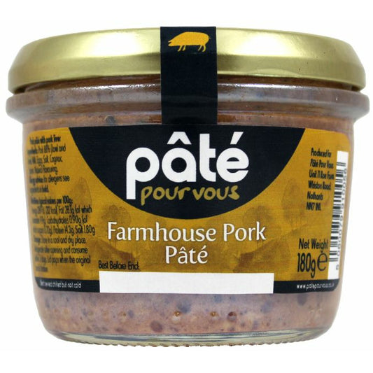 PATE POURVOUS Farmhouse Pork Pate                Size - 12x180g