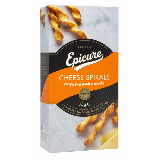 EPICURE Cheese Spirals                     Size - 10x75g