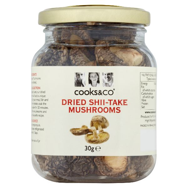 COOKS & CO Shii-Take Mushrooms                Size - 6x30g