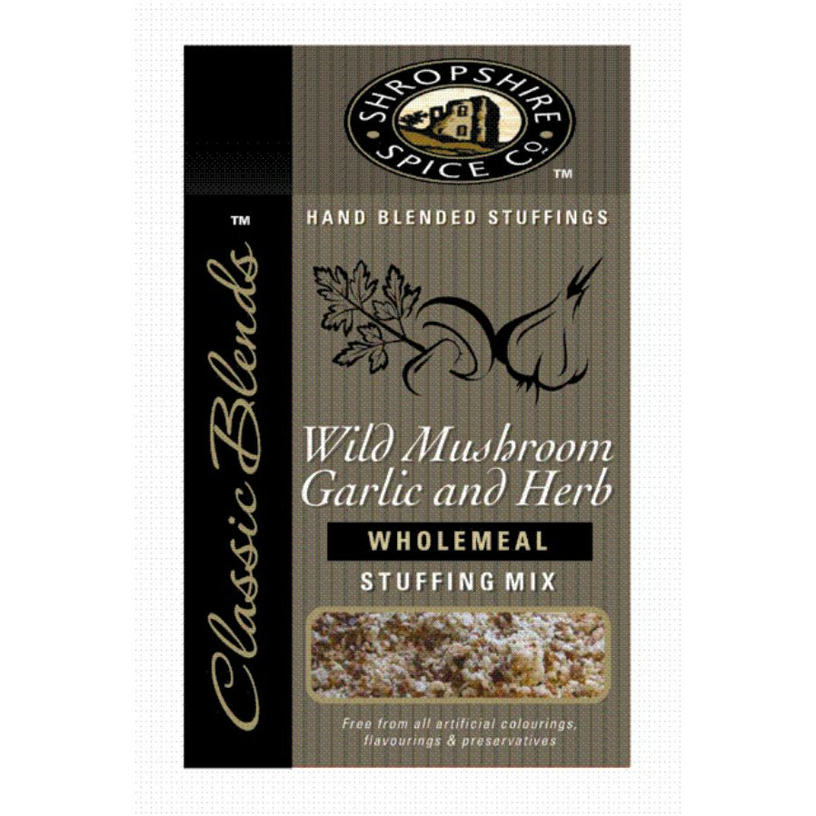 SHROPSHIRESPICE CO Wild Mushroom, Garlic & Herb Stuff Size - 6x150g