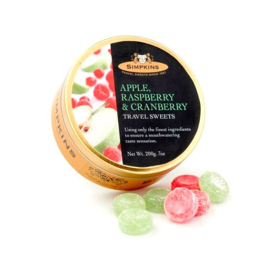 SIMPKINS TRAVEL SWEE Apple, Raspberry & Cranberry Sweet Size - 6x200g