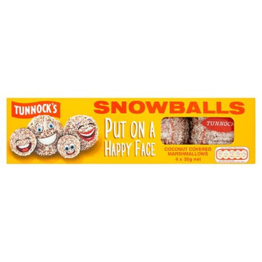 TUNNOCKS Snowballs                          Size - 12x4's
