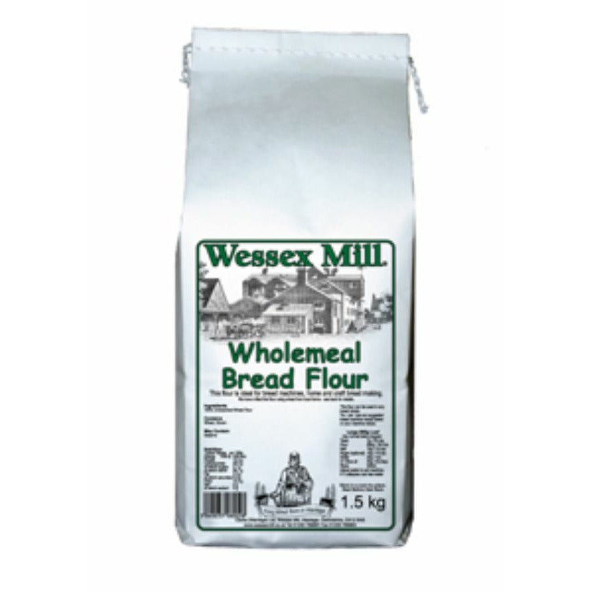 WESSEX MILL FLOUR Wholemeal Bread Flour              Size - 5x1.5 Kg