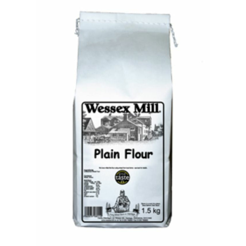 WESSEX MILL FLOUR Plain White Flour                  Size - 5x1.5 Kg