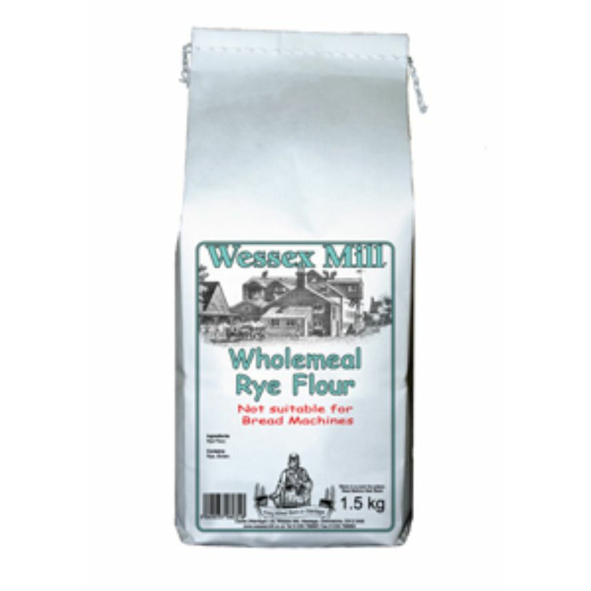 WESSEX MILL FLOUR Rye Wholemeal Flour                Size - 5x1.5 Kg