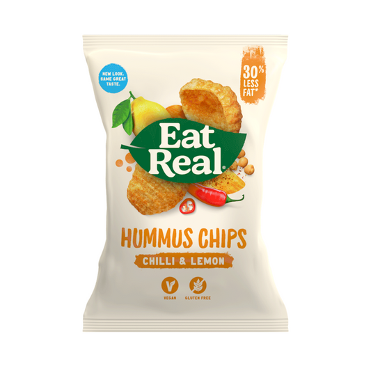 EAT REAL Hummus Chilli & Lemon Chips                 Size - 10x135g