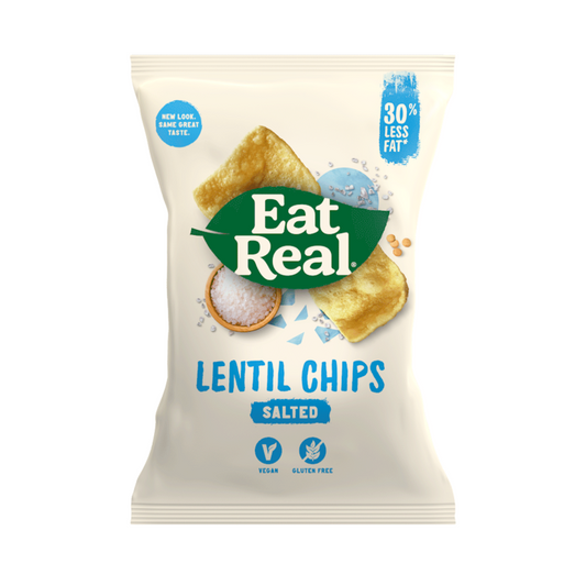 EAT REAL Lentil Salted Chips                     Size - 10x113g