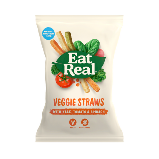 EAT REAL Veggie Straws with Kale, Tomato and spinach             Size - 10x113g